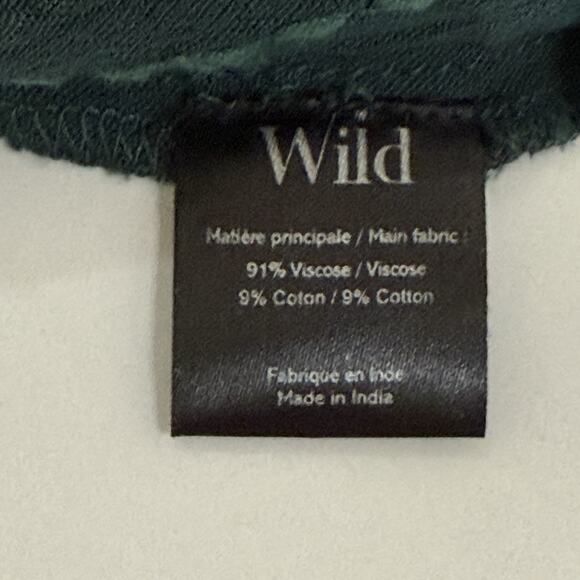 Wild DOLORES Shift Dress Size US 6 Emerald Green Smock High Neck Embroidered NEW - Picture 9 of 11